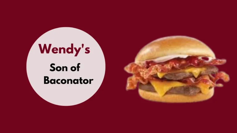 Wendy's Son of Baconator